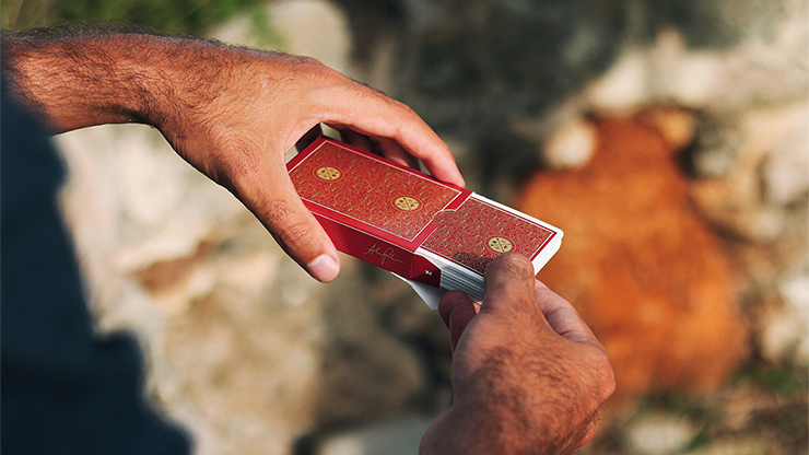 Visa Red Playing Cards by Patrick Kun and Alex Pandrea