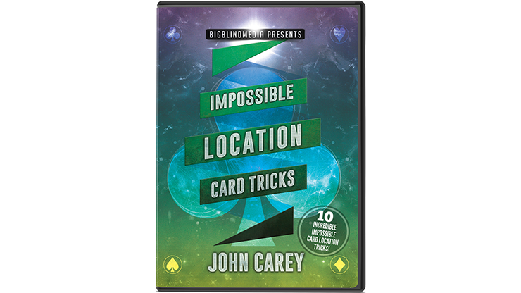 BIGBLINDMEDIA Presents Impossible Location Card Tricks by John Carey - DVD