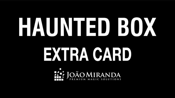 Haunted Box Extra Gimmicked Card (Red) by João Miranda Magic - Trick
