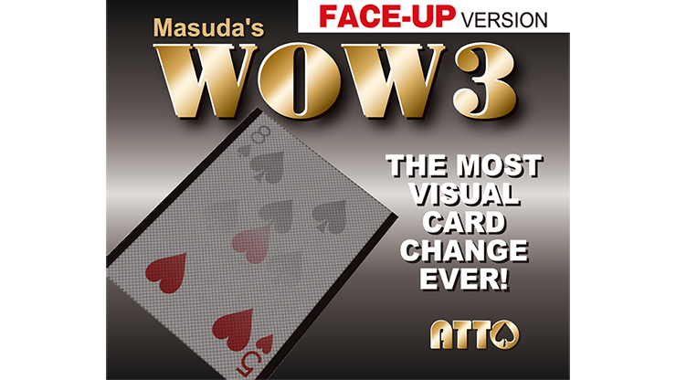 WOW 3 Face-Up (Gimmick and Online Instructions) by Katsuya Masuda - Trick