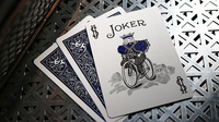 Bicycle Rider Back Cobalt Luxe (Blue) Version 2 by US Playing Card Co