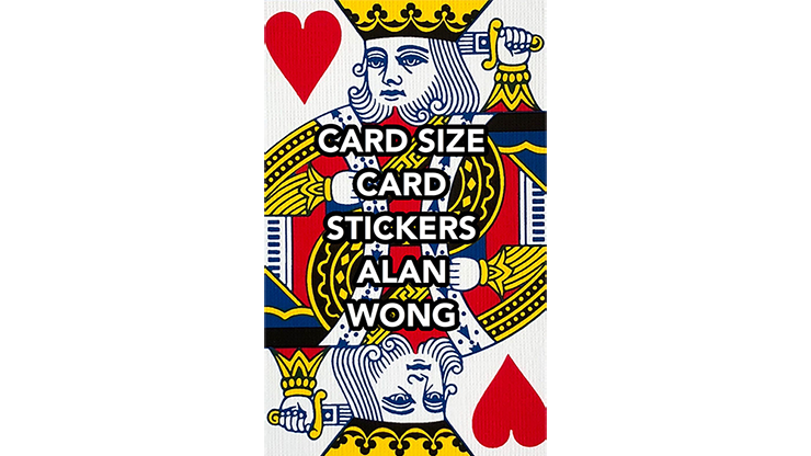 POKER Size Card Stickers by Alan Wong - Trick