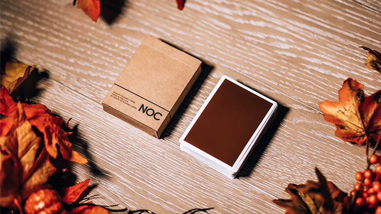 NOC on Wood (Brown) Playing Cards