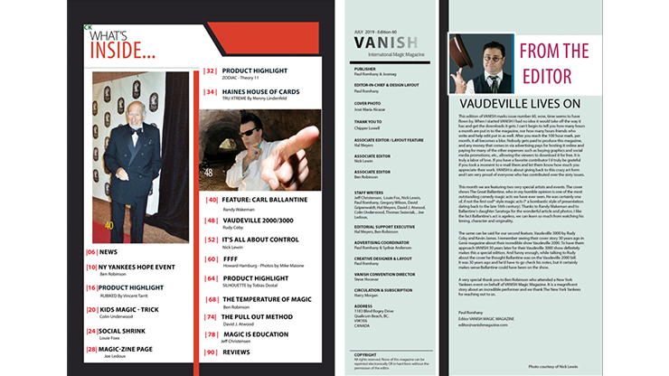 Vanish Magazine #60 eBook DOWNLOAD