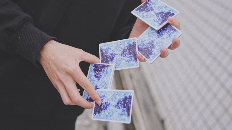 Fluid Art Blue (Cardistry Edition) Playing Cards