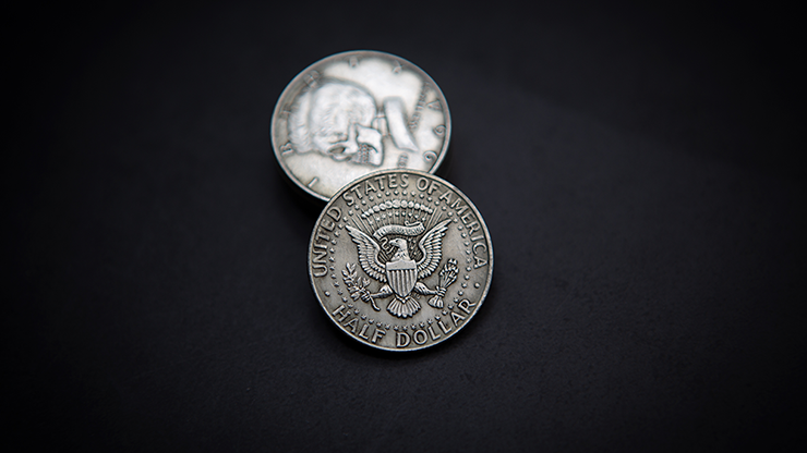 KENNEDY SKULL HEAD COIN by Men Zi  Magic