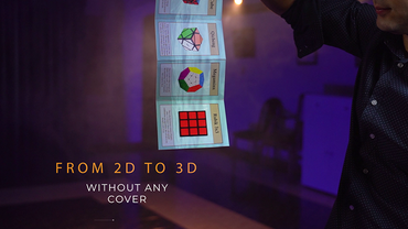 Rubik's Cube 3D Advertising (Gimmicks and Online Instructions) by Henry Evans and Martin Braessas - Trick