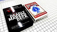 DEADLY MARKED DECK RED BICYCLE (Gimmicks and Online Instructions) by MagicWorld - Trick