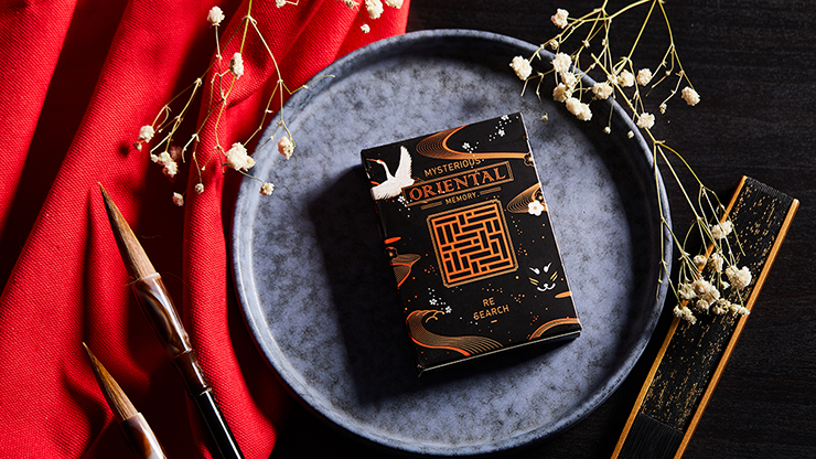 Oriental Memory Black playing Cards