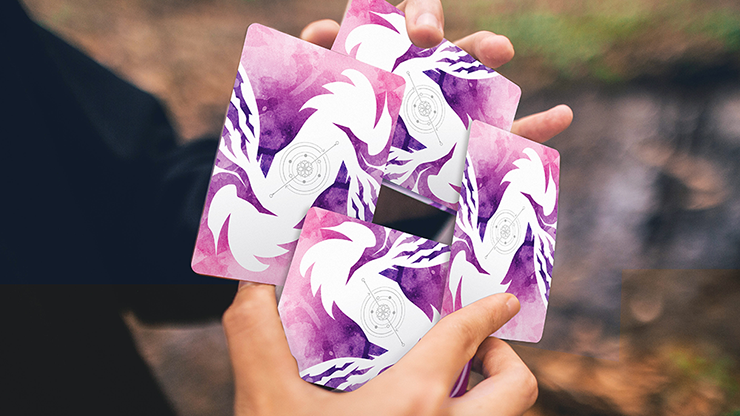 Lonely Wolf (Purple) Playing Cards by BOCOPO