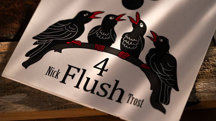 4 FLUSH RED by Nick Trost and Murphy's Magic - Trick