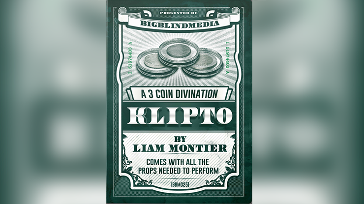 BIGBLINDMEDIA Presents Klipto - A 3 Coin Divination (Gimmicks and Online Instructions) by Liam Montier - Trick