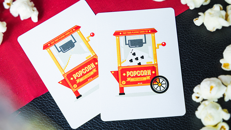 Popcorn Playing Cards by Fast Food Playing Cards