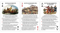 Famous Battles of the American Revolution Playing Cards