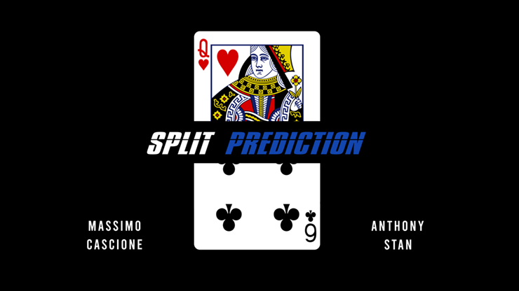 Split Prediction Blue (Gimmicks and online instructions) by Massimo Cascione & Anthony Stan - Trick