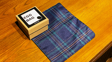 EGG BAG BLUE PLAID by Bacon Magic - Trick