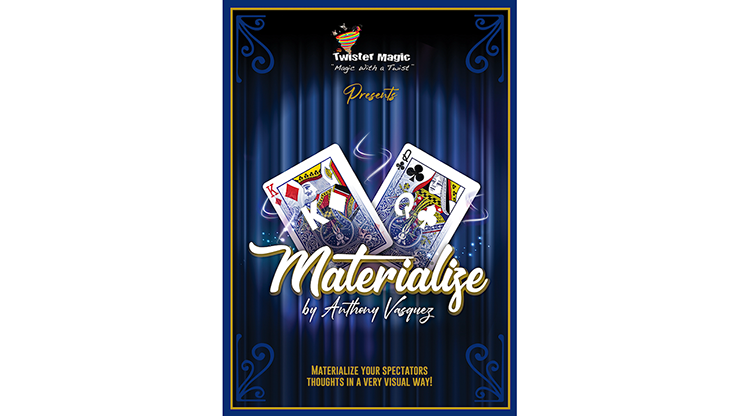 MATERIALIZE (KD) by Anthony Vasquez & Twister Magic - Trick