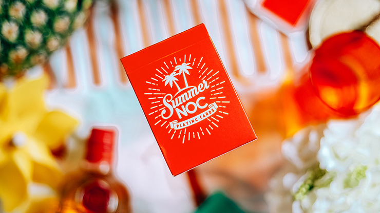 Summer NOC Pro Sunset (Orange) Playing Cards