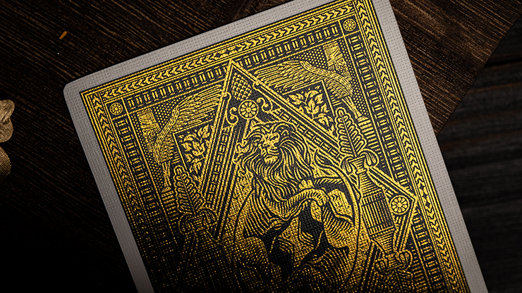 The Great Creator: Earth (Gold Foil) Edition Playing Cards by Riffle Shuffle