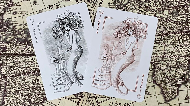 Gilded Neptunes Graveyard (Siren) Playing Cards