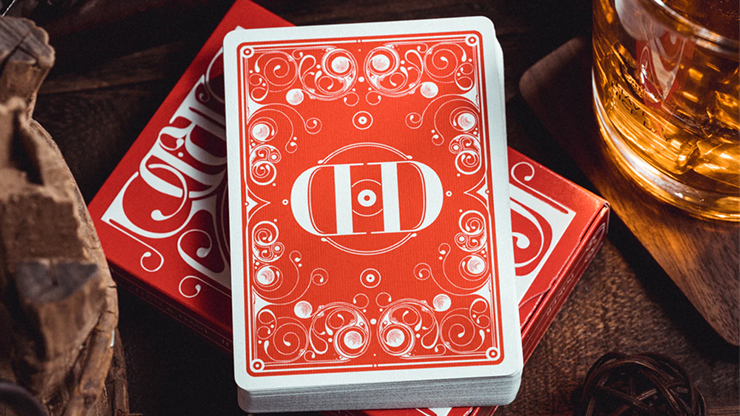 Smoke & Mirrors V8, Red (Deluxe) Edition Playing Cards by Dan & Dave