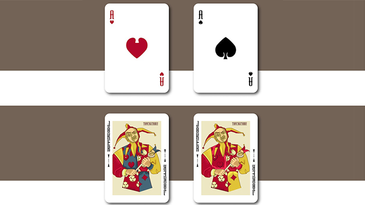 Shakespeare (Black) Playing Cards