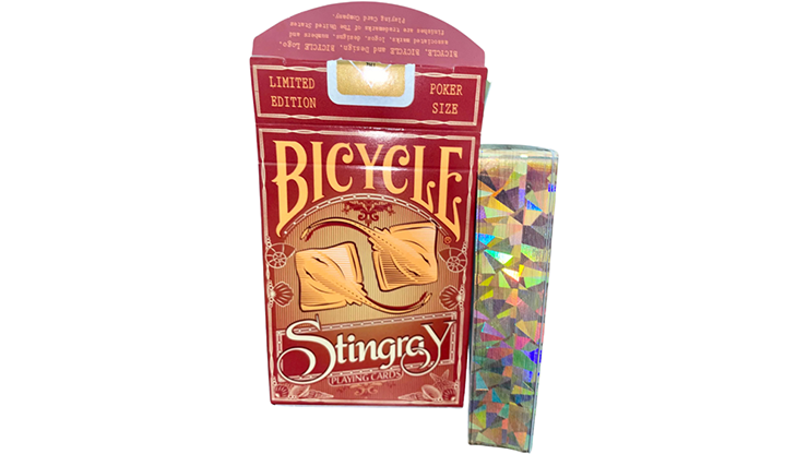 Gilded Bicycle Stingray (Orange) Playing Cards