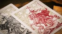 The Cross (Maroon Martyrs) Playing Cards by Peter Voth x Riffle Shuffle