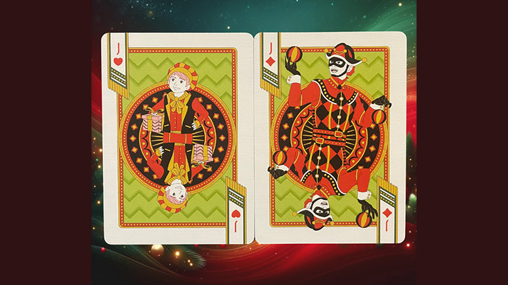 Bicycle Nutcracker (Red) Playing Cards