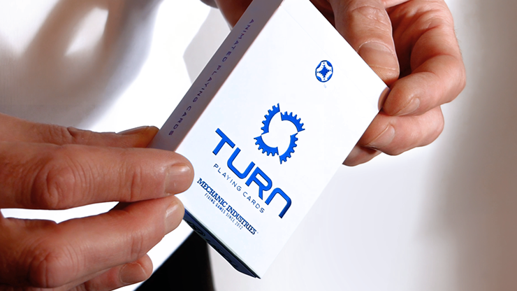 TURN (Blue) Playing Cards by Mechanic Industries - Trick