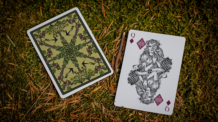 Wheel of the Year Beltane Playing Cards by Jocu