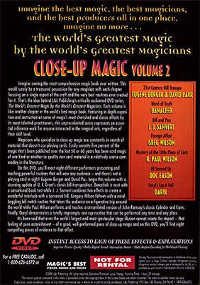 World's Greatest Magic: Close Up Magic #2  - DVD