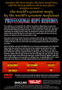 World's Greatest Magic: Professional Rope Routines - DVD