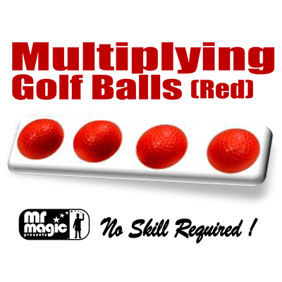 Multiplying Golf Balls (Red) by Mr. Magic - Trick
