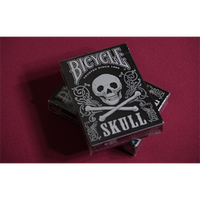 Bicycle Skull Metallic (Silver) USPCC by Gambler's Warehouse